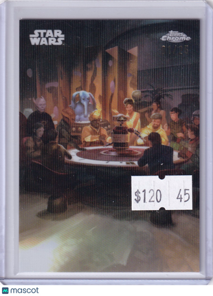 2022 Topps Chrome Star Wars Boba Fett Art of Tatooine Steve Hamilton #AOT-14