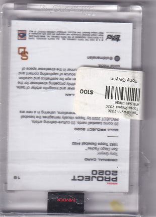 Tony Gwynn 2020 Topps Project 2020 #16 San Diego Padres