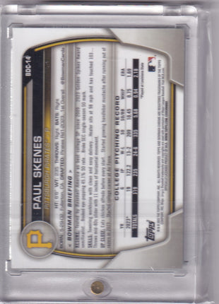 Paul Skenes 2023 Bowman Draft Chrome #BDC-14 Pittsburgh Pirates Green 1st Bowman