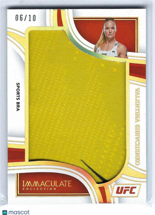 Valentina Shevchenko 2023 Panini Immaculate Collection UFC #JM-VSH 06/10 Sports Bra Patch