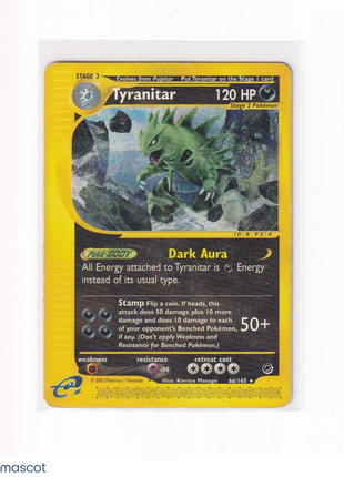 Pokemon Tyranitar 2002 #66/165