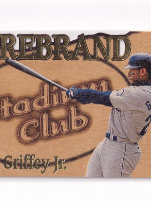 Ken Griffey Jr. 1997 Topps Stadium Club Firebrand #FB5 Seattle Mariners