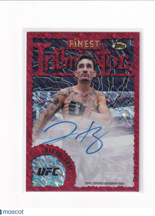 Max Holloway 2024 Topps Finest UFC Intimidators #IA-MHO Red Shimmer