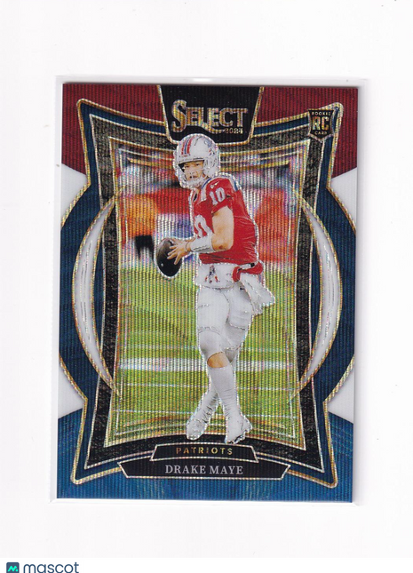 Drake Maye 2025 Panini Select #27 New England Patriots 144/299 RC