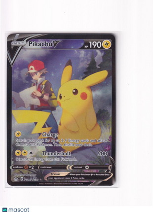 Pokemon Pikachu V 2022 #TG16/TG30 FA CSR