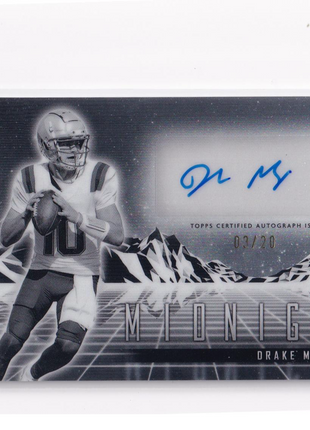 Drake Maye 2024 Topps Midnight Football #RHS-DM New England Patriots RC 03/20