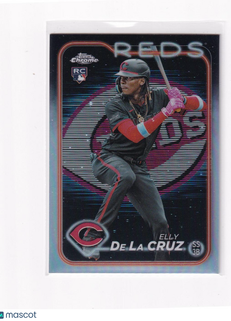 Elly De La Cruz 2024 Topps Chrome #44 Cincinnati Reds RC