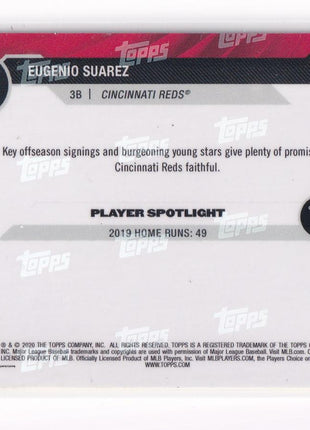Eugenio Suarez 2020 Topps Now #OD-321 Cincinnati Reds 1/1