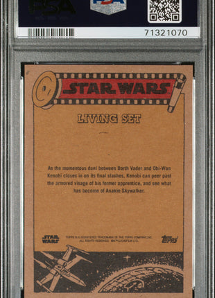 2022 Topps Star Wars Living Darth Vader #356 PSA 10